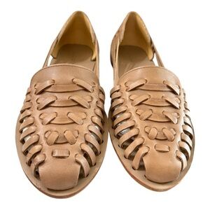 Nisolo Women’s Huarache Sandals – Almond – Size 10